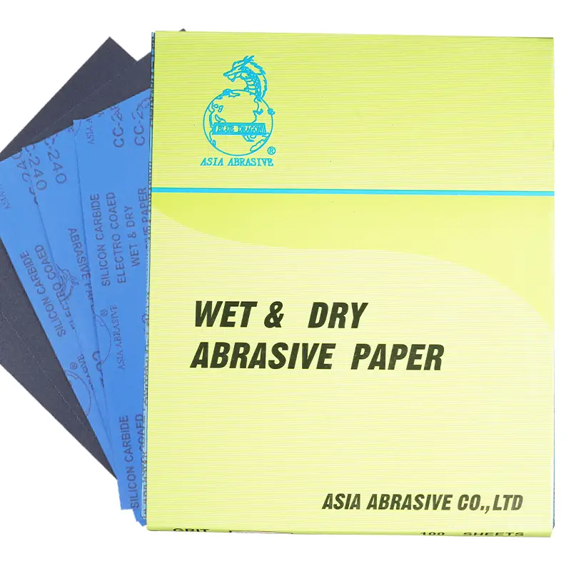 The blue sandpaper bib 120 for 3000 grit sandpaper for sandpaper grinder wet and dry abrasive sandpaper