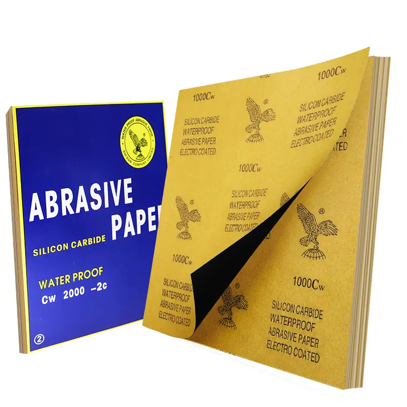 High 1500 ~ 2500 sandpaper 115mm 10mm wet and dry with silicon carbide OEM can be customized 401Q wet and dry sandpaper